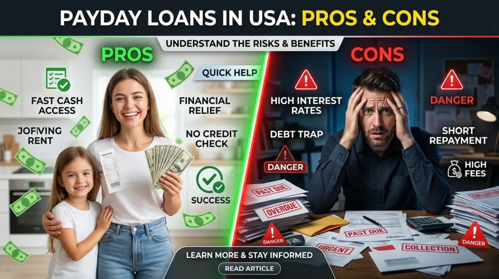Payday Loans in USA – Pros and Cons