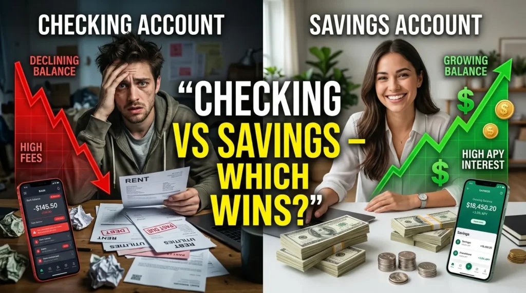 Checking vs Savings Account USA