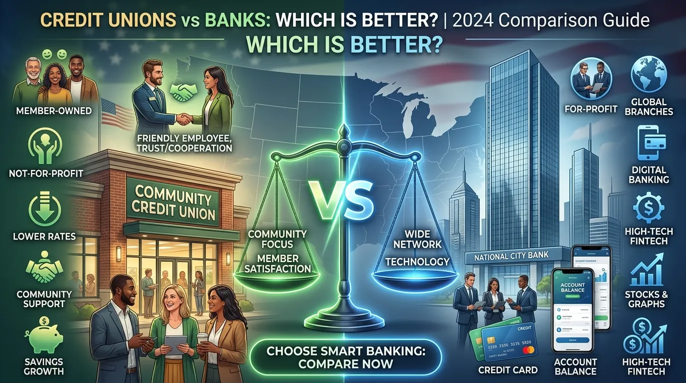 Credit Unions vs Banks USA
