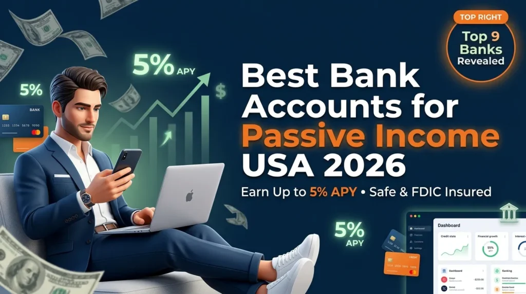Best Bank Accounts for Passive Income in USA (2026)